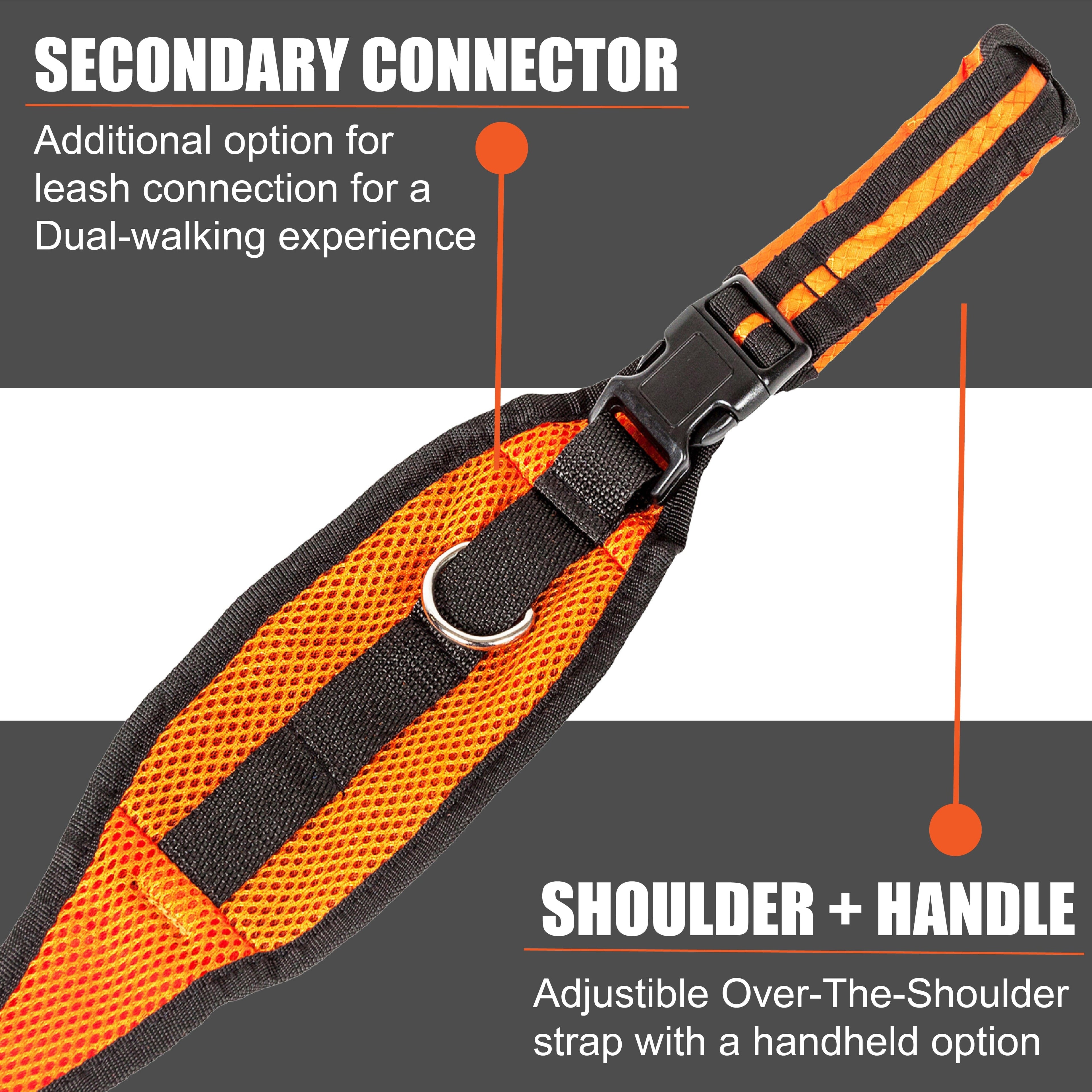 Pet Life ® 'Echelon' Hands Free and Convertible 2-In-1 Training Pet Dog Leash and Pet Belt Trainer