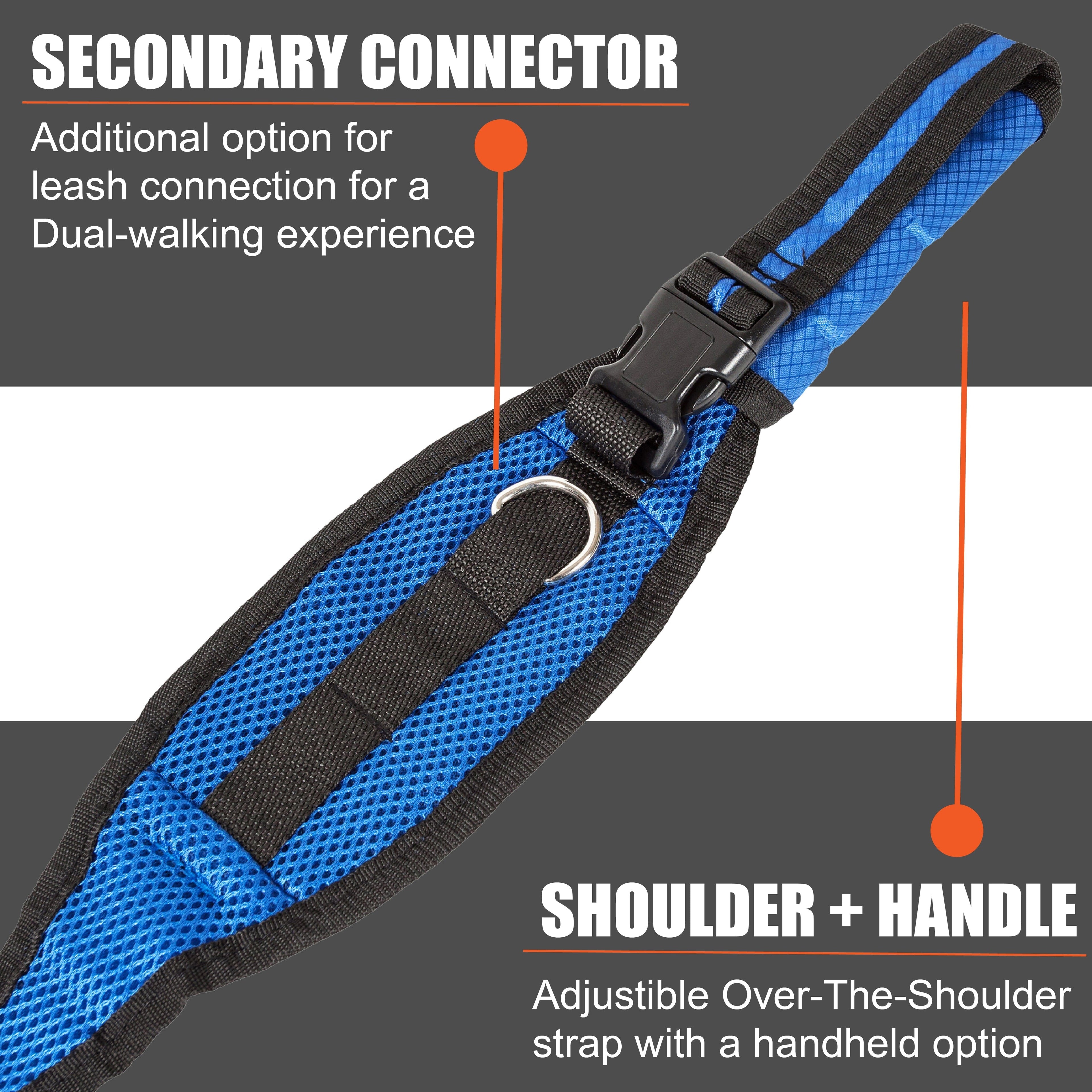 Pet Life ® 'Echelon' Hands Free and Convertible 2-In-1 Training Pet Dog Leash and Pet Belt Trainer