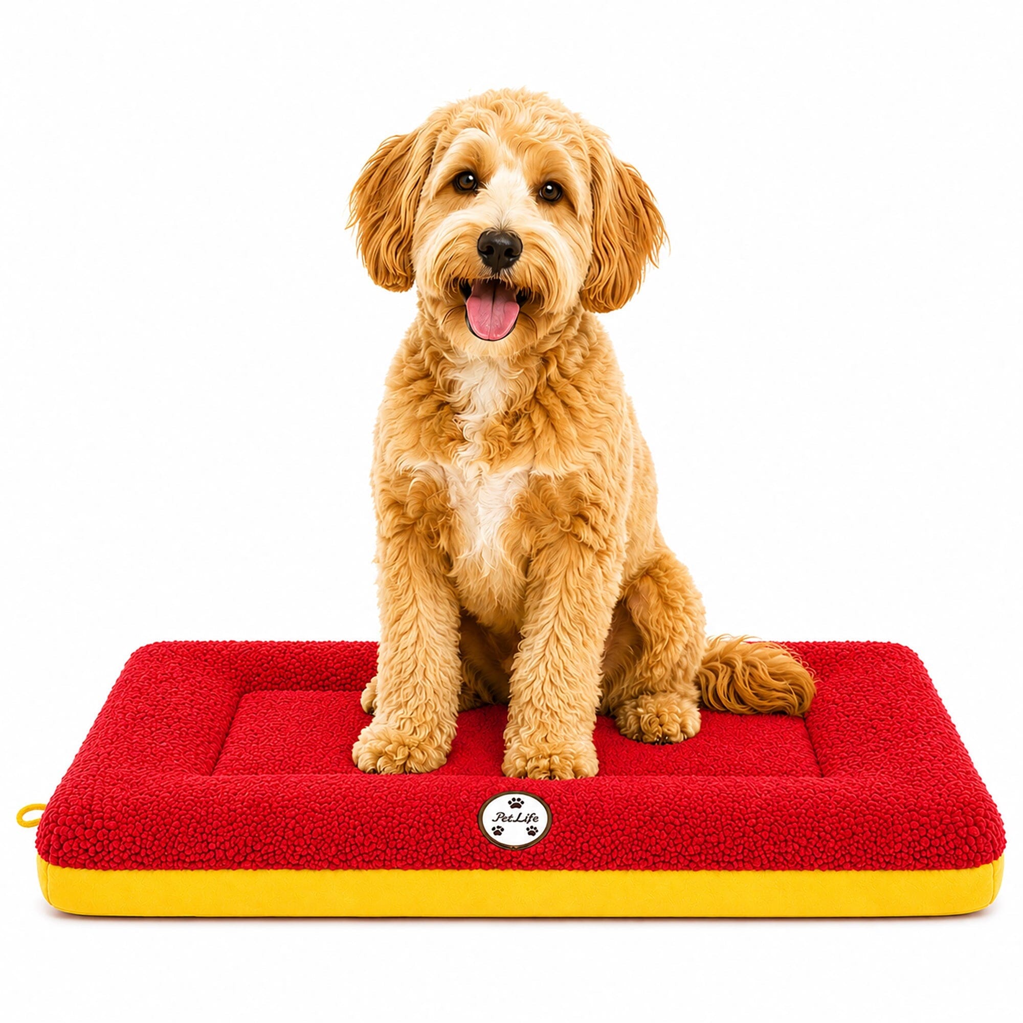 Pet Life ® 'Eco-Paw' Reversible Eco-Friendly Recyclabled Polyfill Fashion Designer Pet Dog Bed Mat Lounge