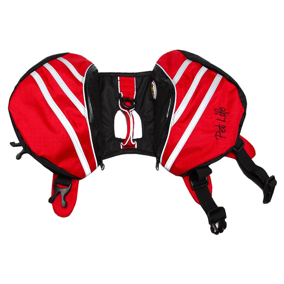 Pet Life ® 'Everest' DUPONT Waterproof Reflective Travel Fashion Designer Outdoor Camping Pet Dog Backpack Carrier
