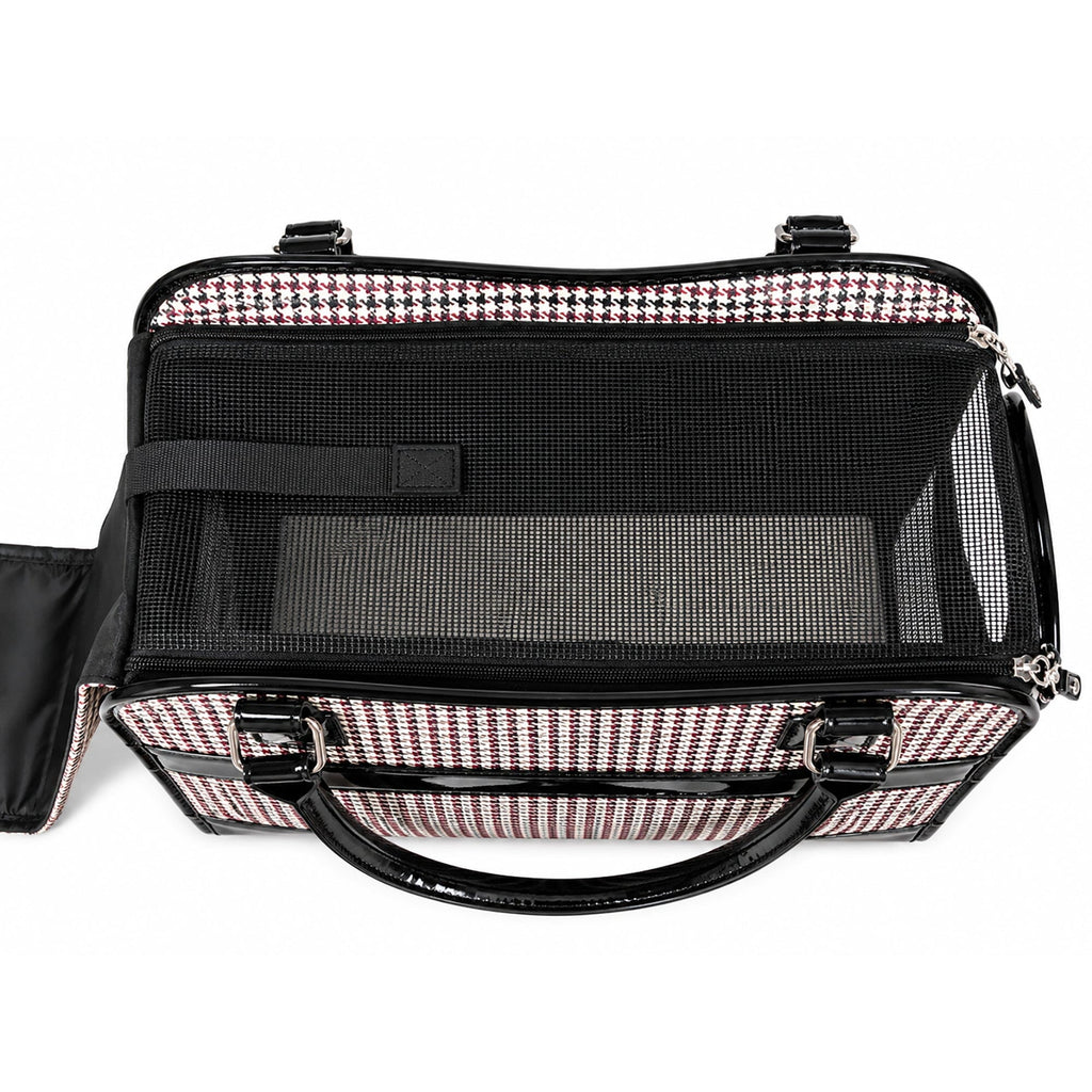 Pet Life ® Exquisite Airline Approved Designer Travel Pet Dog Handbag Carrier