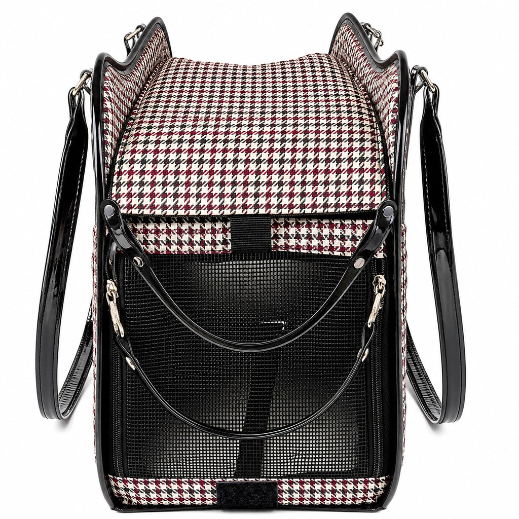 Pet Life ® Exquisite Airline Approved Designer Travel Pet Dog Handbag Carrier