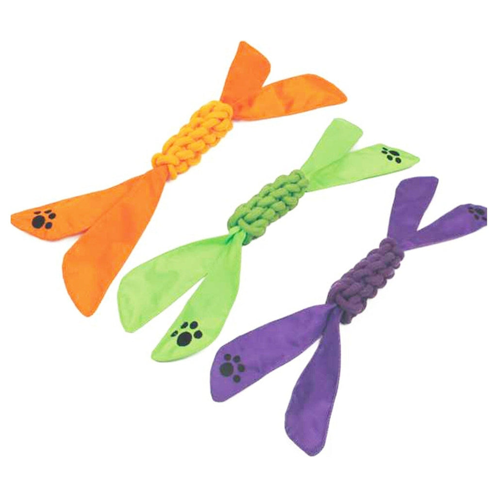 Pet Life ® 'Extreme Twist' Sporty Tugging Jute and Squeak Dog Toy
