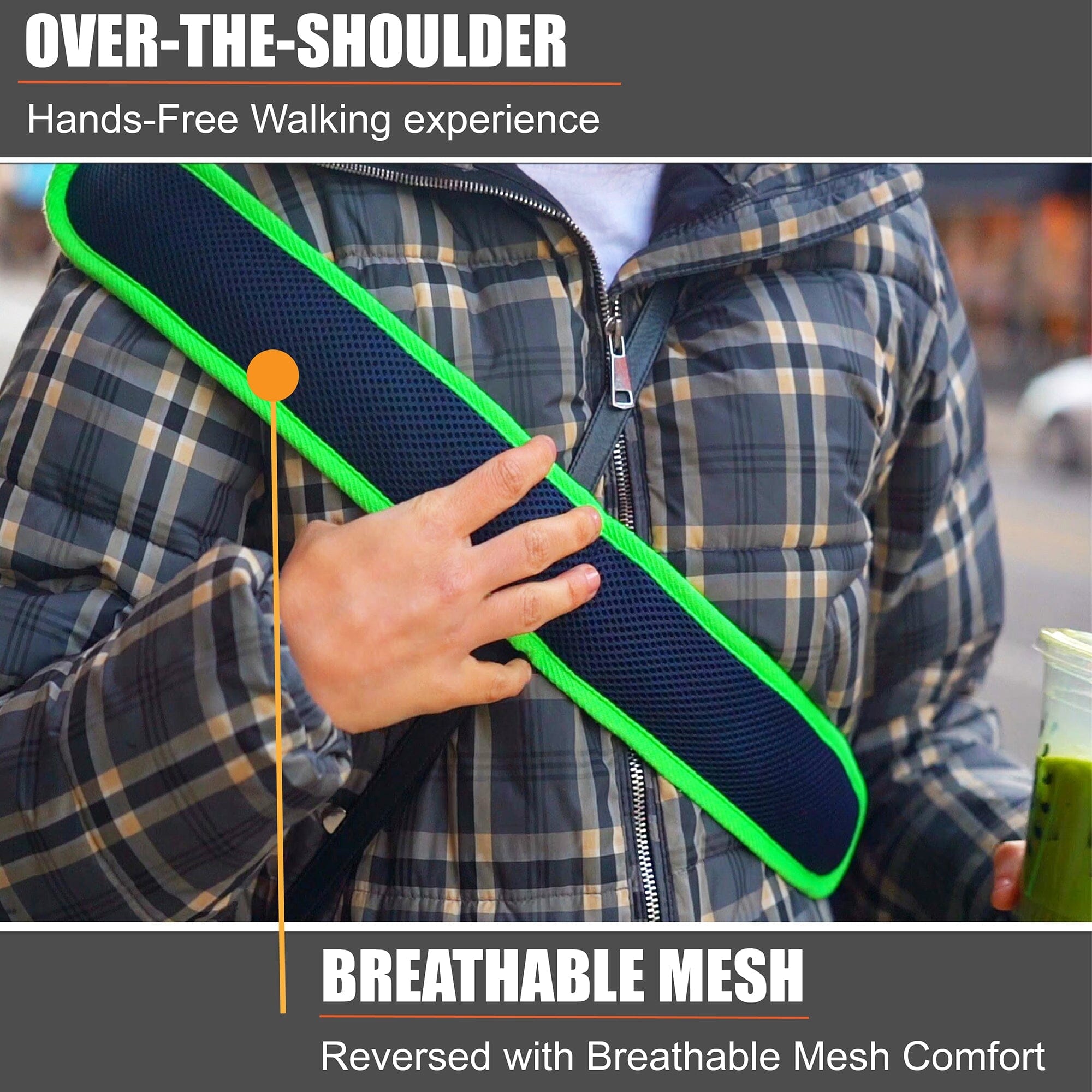 Pet Life ®  'Free-Fetcher' Hands Free Over-The-Shoulder Shock Absorbent Dog Leash