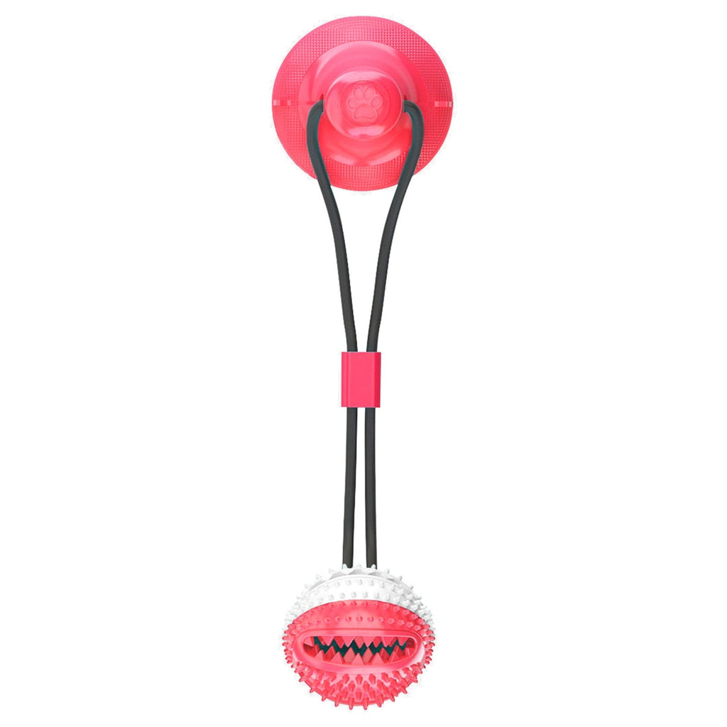 Pet Life ® 'Grip N' Play' Treat Dispensing Ball Shaped Suction Cup Dog Toy