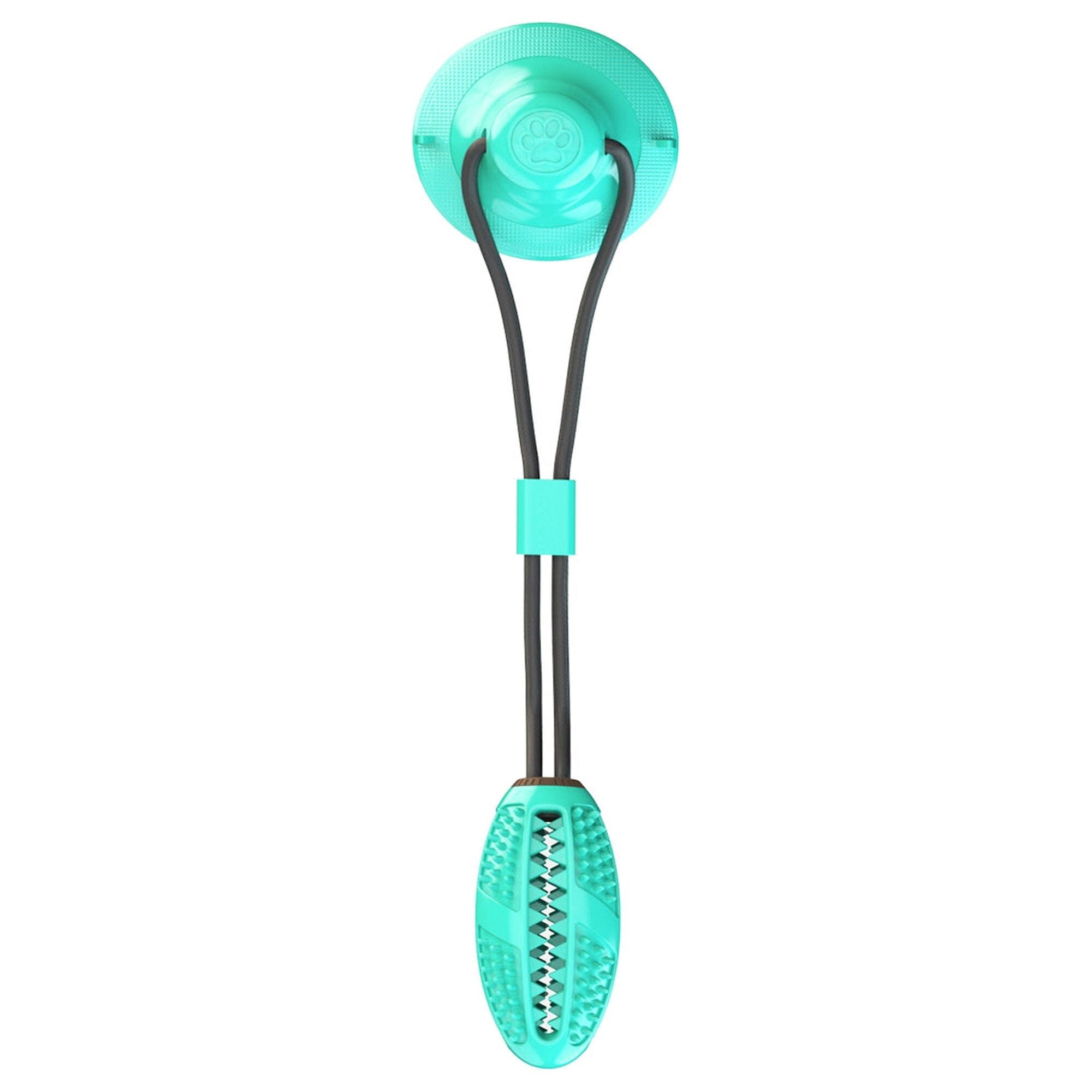Pet Life ® 'Grip N' Play' Treat Dispensing Football Shaped Suction Cup Dog Toy