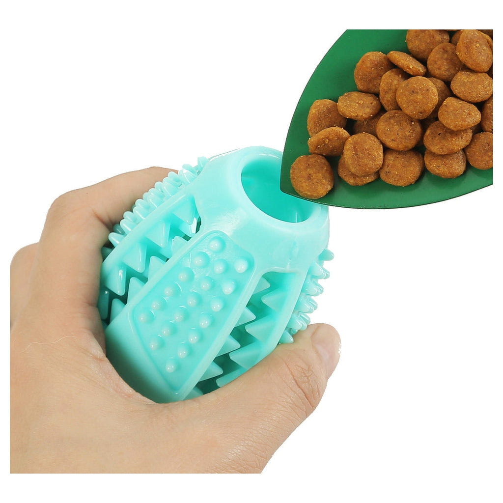 Pet Life ® 'Grip N' Play' Treat Dispensing Football Shaped Suction Cup Dog Toy