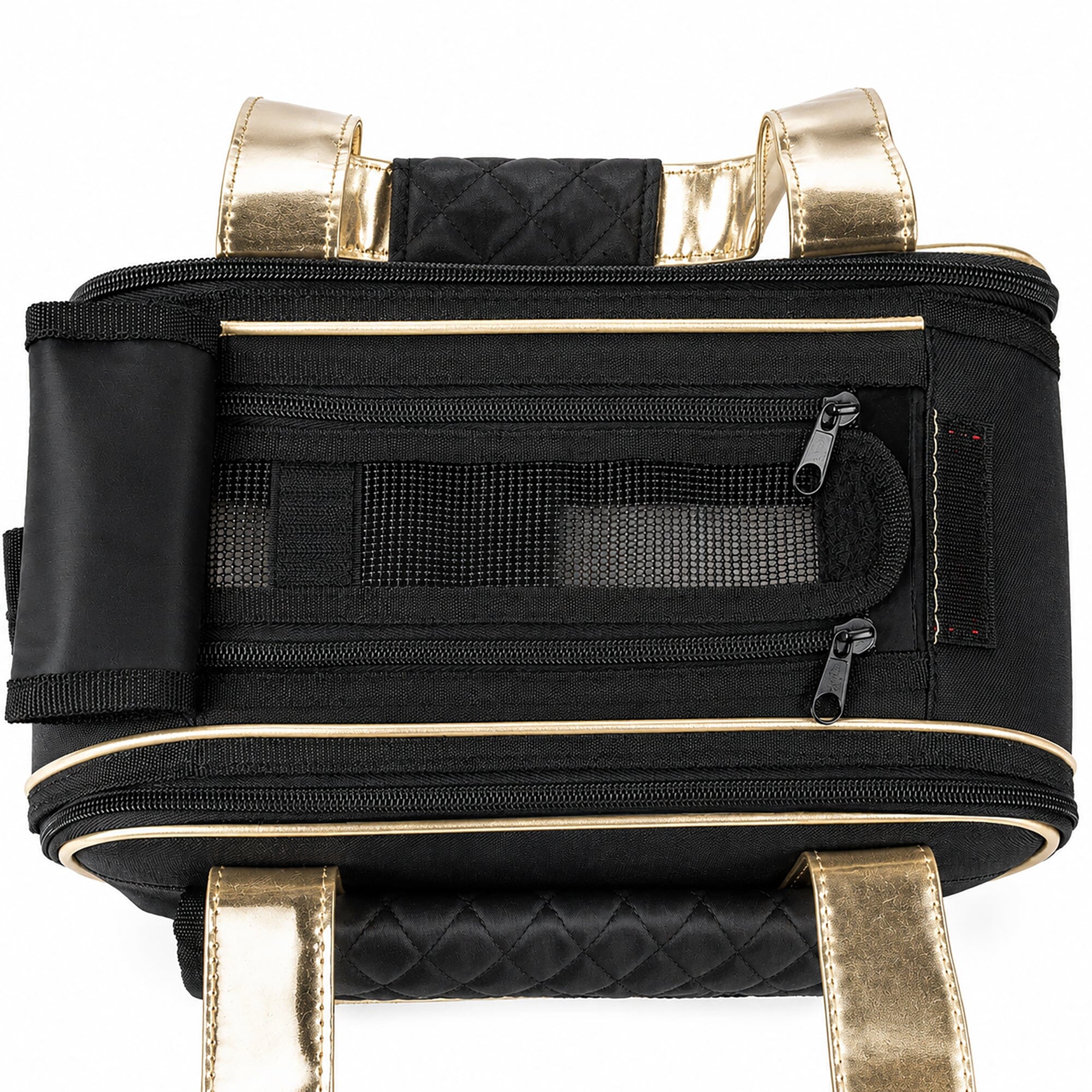 Pet Life ® Mystique Airline Approved Fashion Designer Travel Pet Dog Carrier w/ Pouch