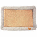 Pet Life ® 'Neutral Carpentry' Fashion Designer Nano-Silver Anit-Bacterial Pet Dog Bed Lounge