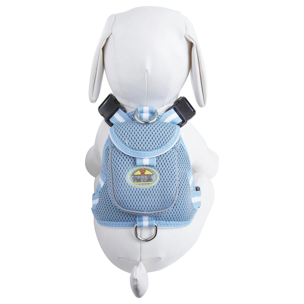 Pet Life ® 'Pocket Bark' Reflective Adjustable Fashion Pet Dog Harness w/ Hook-and-Loop Pouch and Dual Harness Rings