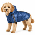 Pet Life ® 'Reflecta-Sport' Multi-Adjustable Reflective Weather-Proof Dog Raincoat w/ Removable Hood