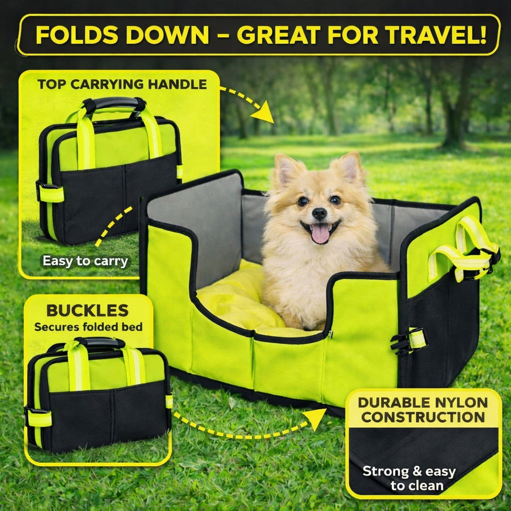 Pet Life ® 'Travel-Nest' Folding Travel Cat and Dog Bed