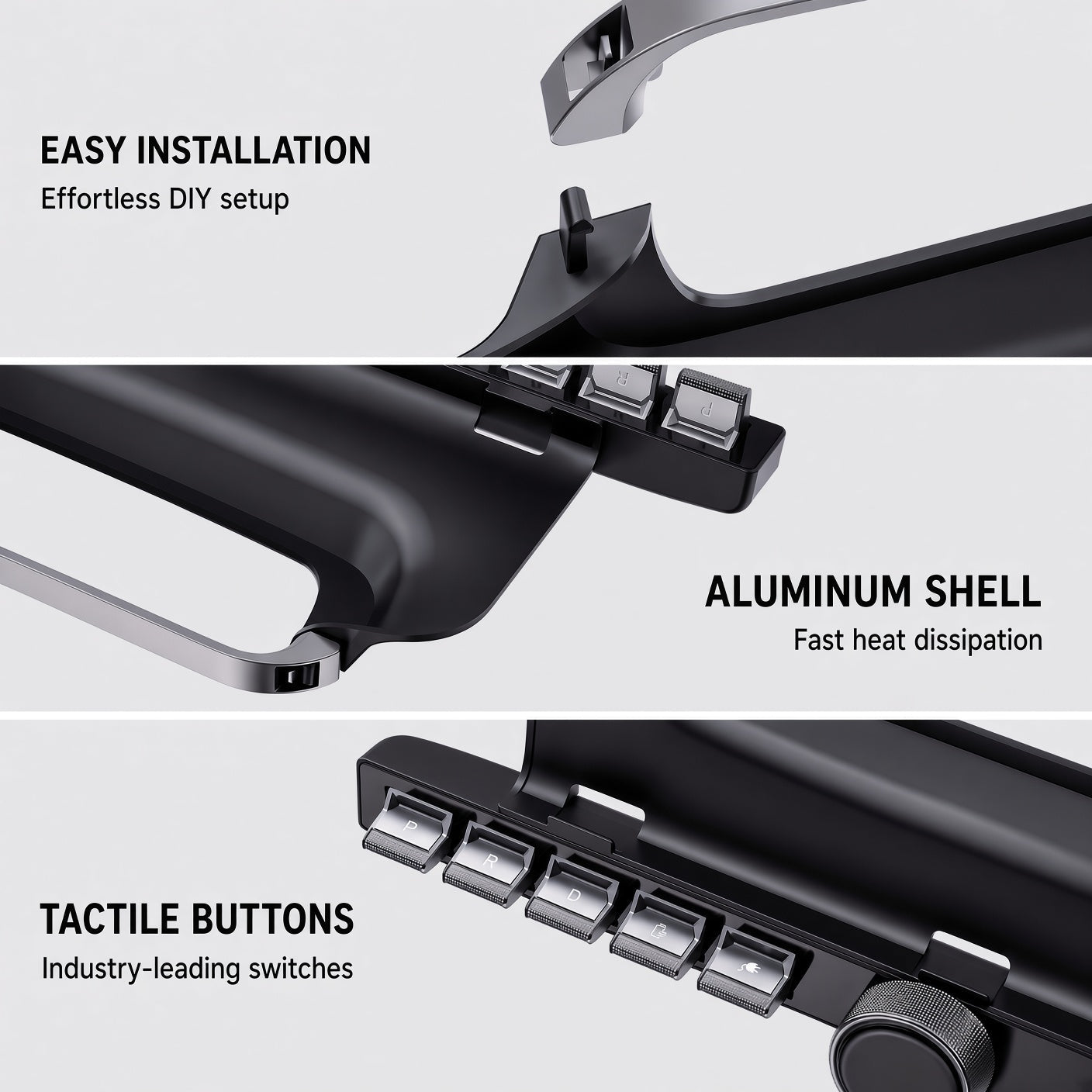 Physical Buttons Dashboard Control Panel for Model 3 / Y | Smart Rotary