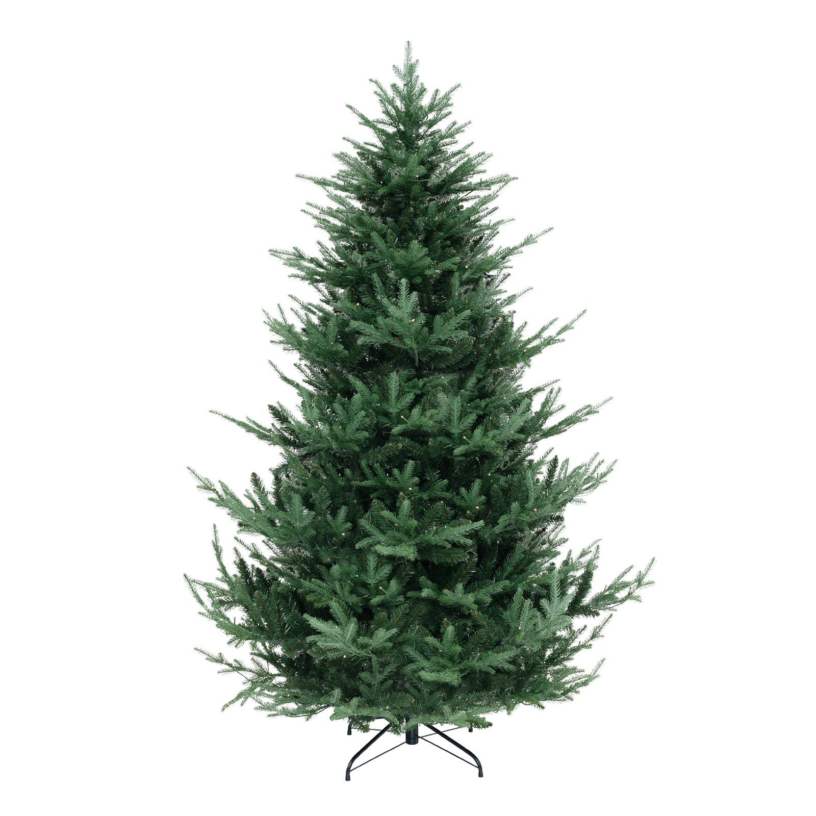 6 FT Pre-Lit Artificial Hinged Xmas Tree with 778 PVC and PE Branch Tips