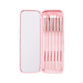 CORINGCO Pink Pocket Eye Brush Set 6P