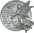 Guardian Angel Car Visor Clip - Metal Auto Accessory Gift for New Drivers
