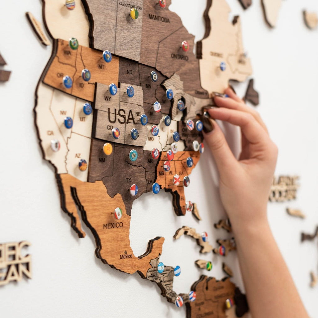 Flags Push Pins