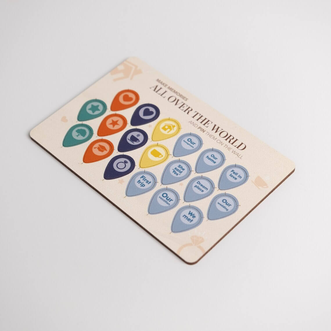 Wooden Location Pins