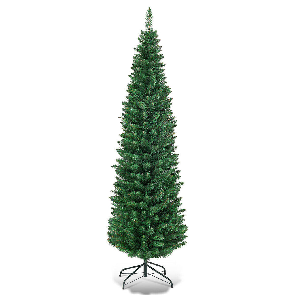 PVC Artificial Slim Pencil Christmas Tree
