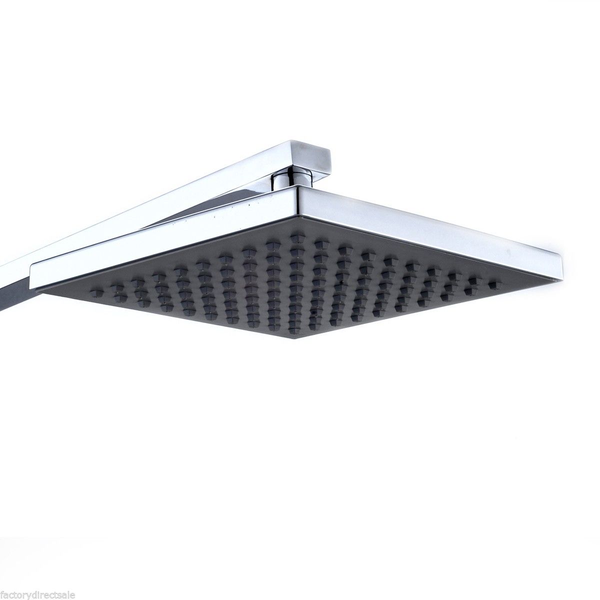 8 Inch LED Rainfall Shower head Arm Control Valve Handspray Shower Faucet Set