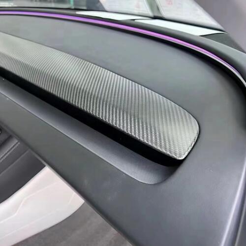Real Carbon Fiber Replacement Dashboard Cover for Model 3 Highland / Model Y Juniper / Model YL