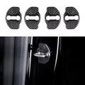 Real Dry Carbon Fiber Door Lock Cover for Tesla Model 3 & Model Y & Model YL