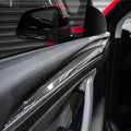 Repalcement Real Carbon FiberDoor Trim Panel for Model 3/Y