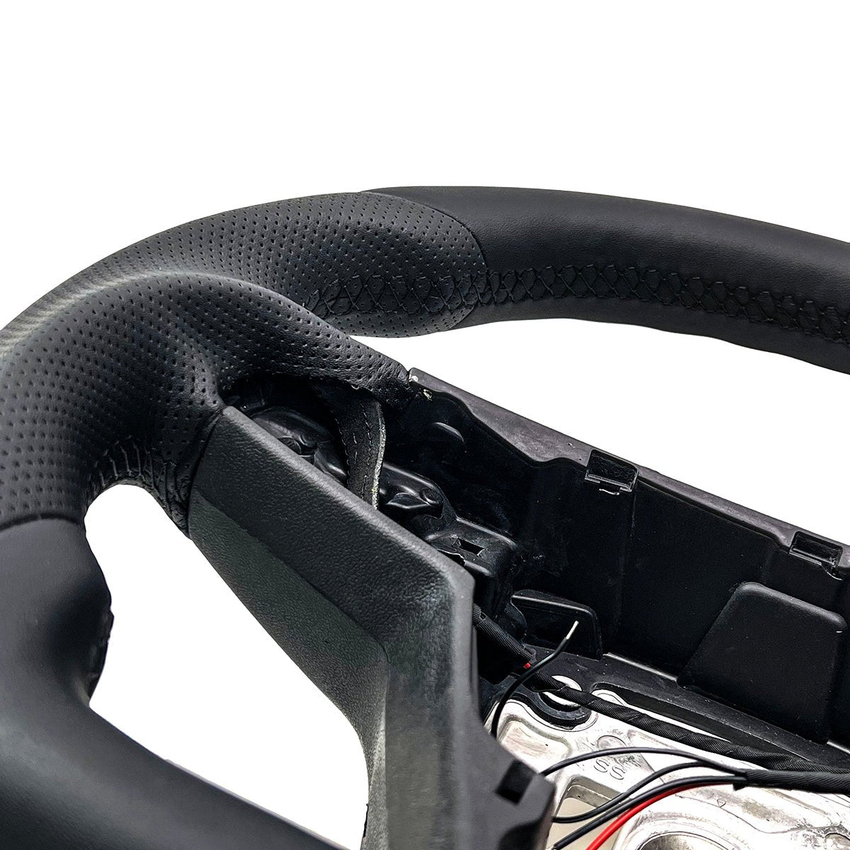 TESERY Touch Horn Round Steering Wheel Replacement for Tesla Model S / X 2021-2023