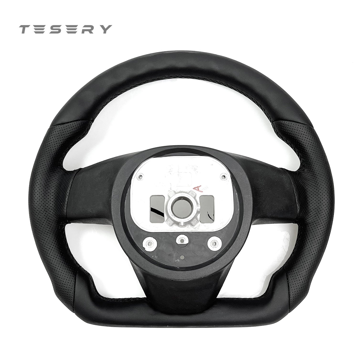 TESERY Touch Horn Round Steering Wheel Replacement for Tesla Model S / X 2021-2023