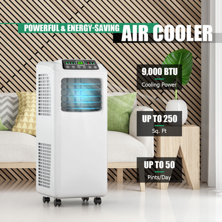 9,000 BTU Portable AC with Remote