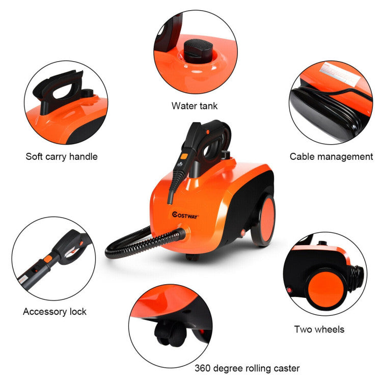 Heavy Duty Multipurpose Steam Cleaner with 18 Accessories