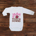 Super Bowl Baby Girl Tee Shirt - One Piece Bodysuit - Football Pink Tutus