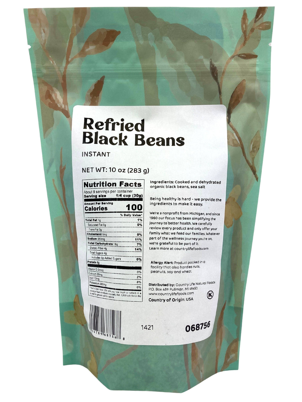 Black Beans, Instant, Organic, Low Salt