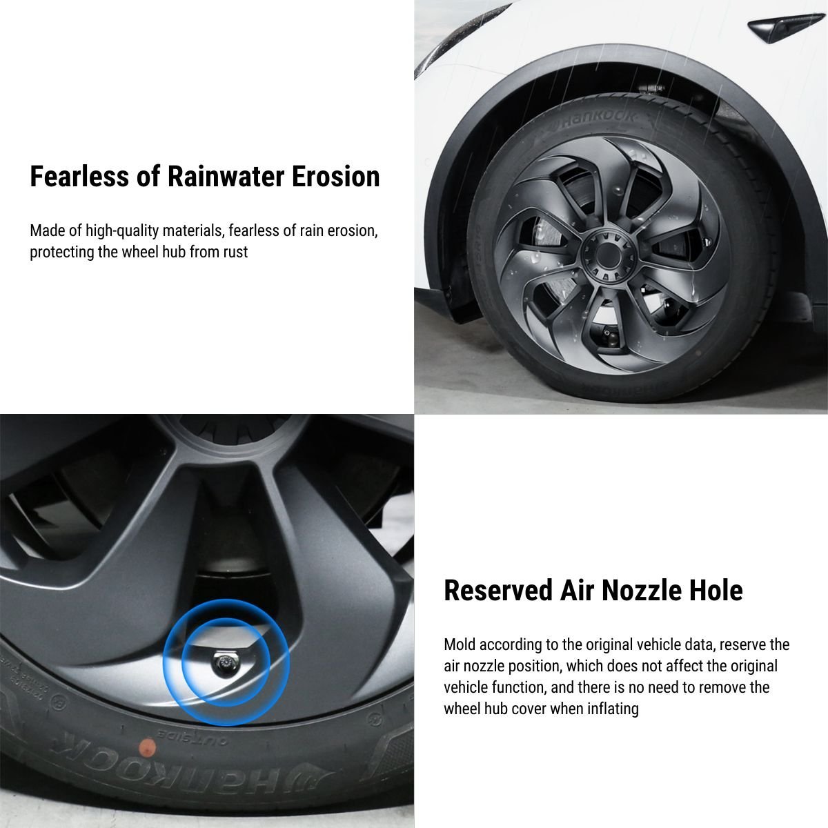 TESERY 19″ Big Blade Wheel Covers For Model Y (4PCS)