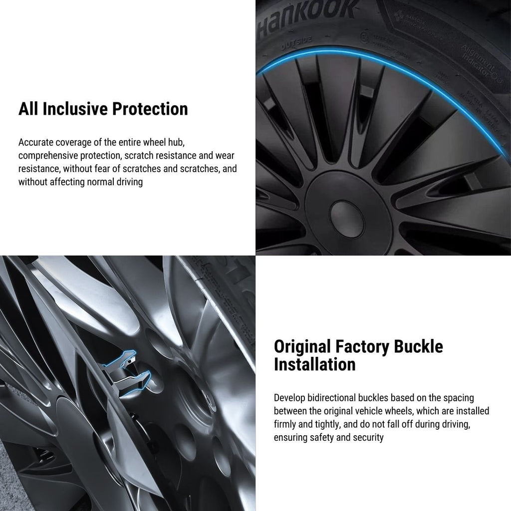 TESERY 19″ Performance Hub Caps For Model Y (4PCS)