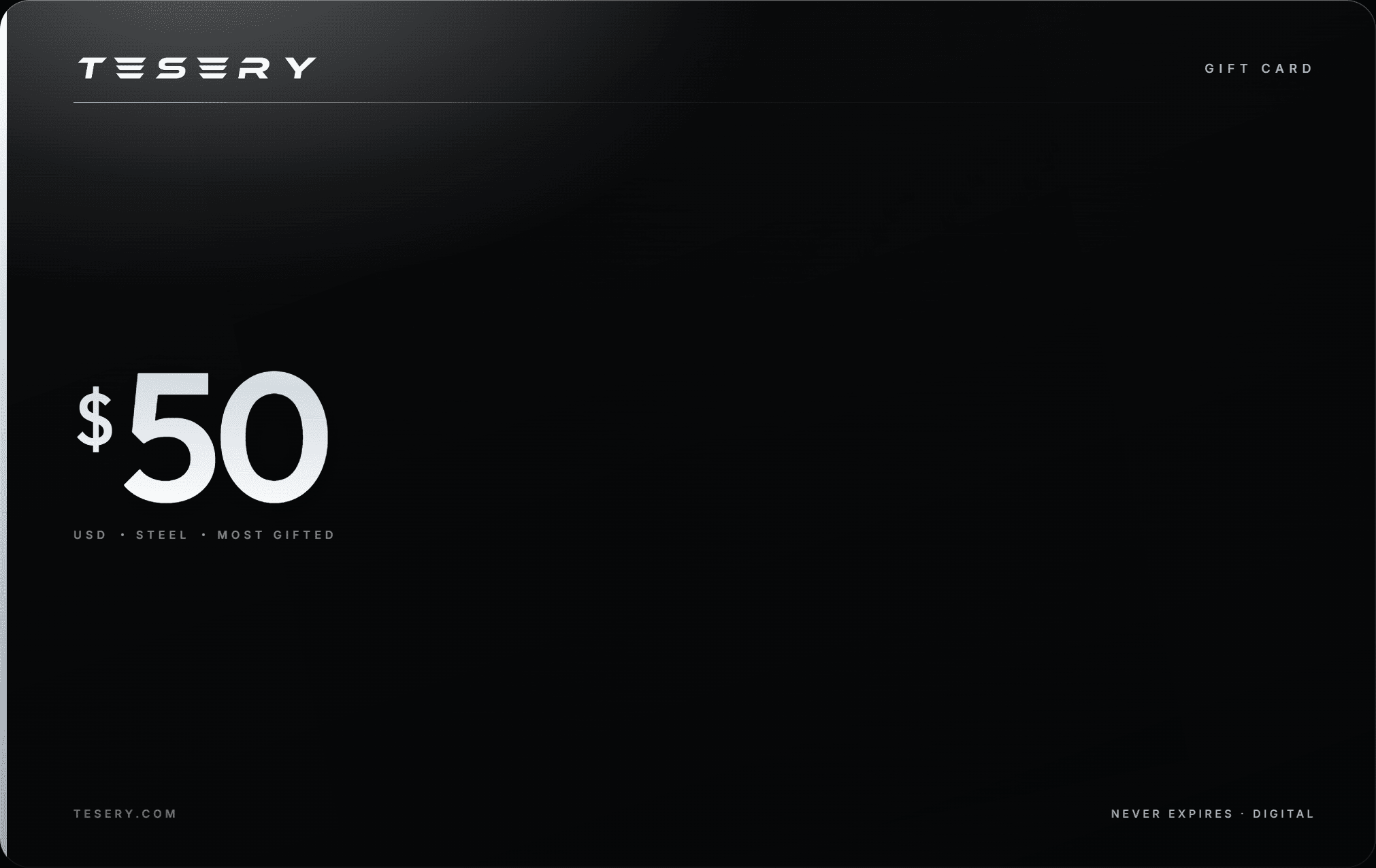Tesery - Tesla Aftermarket Accessories Store Gift Cards