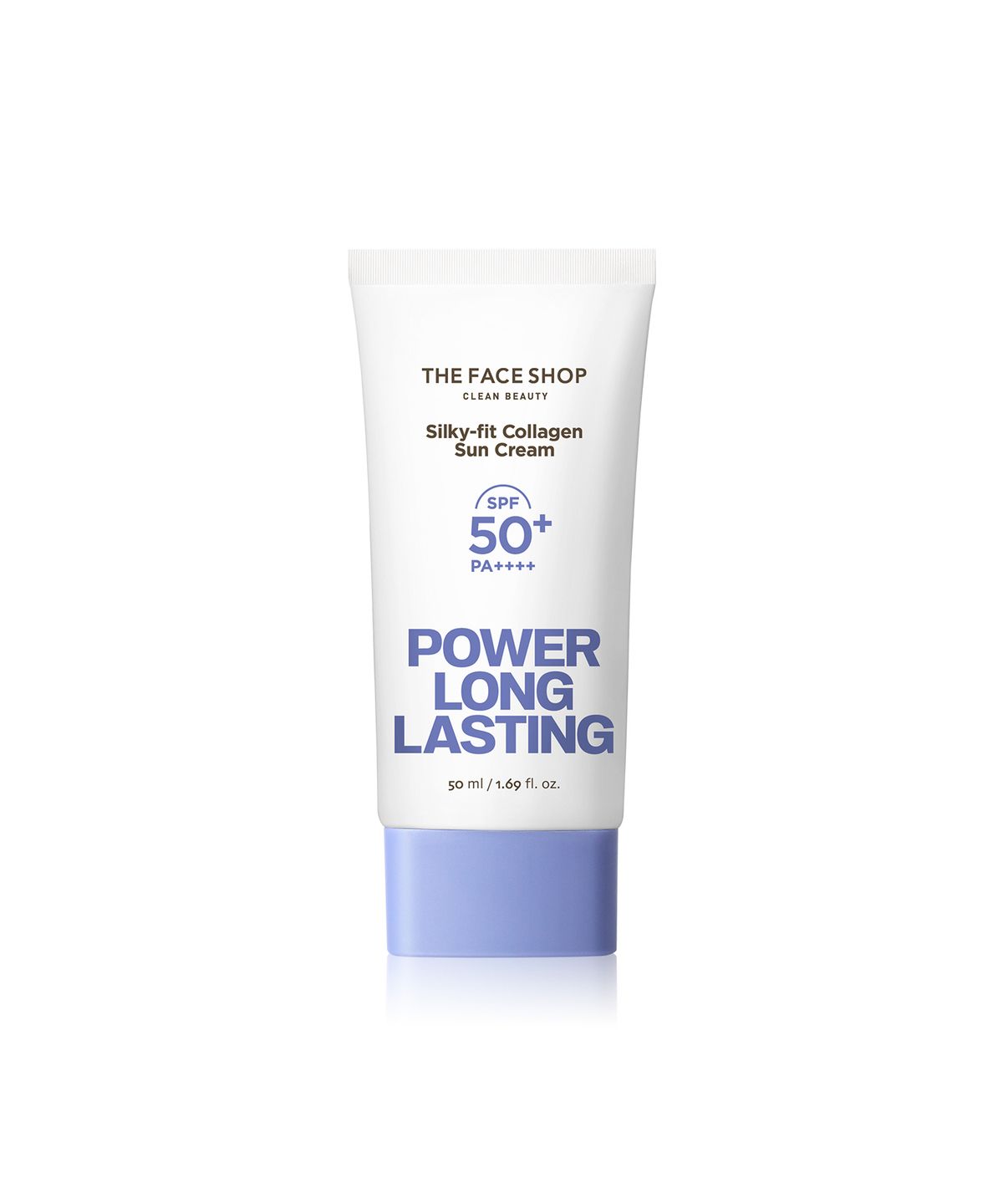 THE FACE SHOP Power Long Lasting Silky-fit Collagen Sun Cream SPF50+ PA++++ 50ml