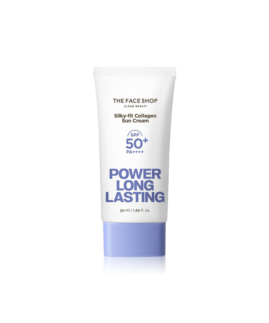 THE FACE SHOP Power Long Lasting Silky-fit Collagen Sun Cream SPF50+ PA++++ 50ml