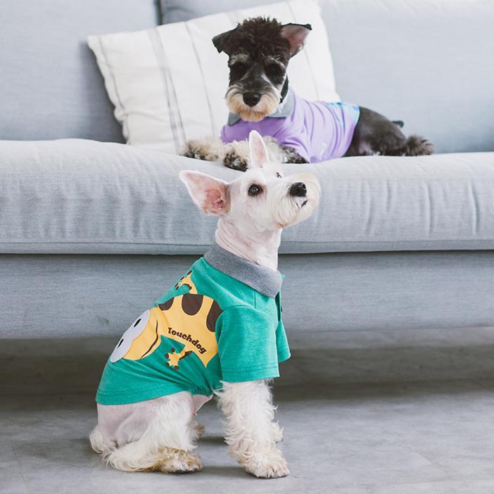 Touchdog 'Arubark' Caribbean Style Dog Polo T-Shirt