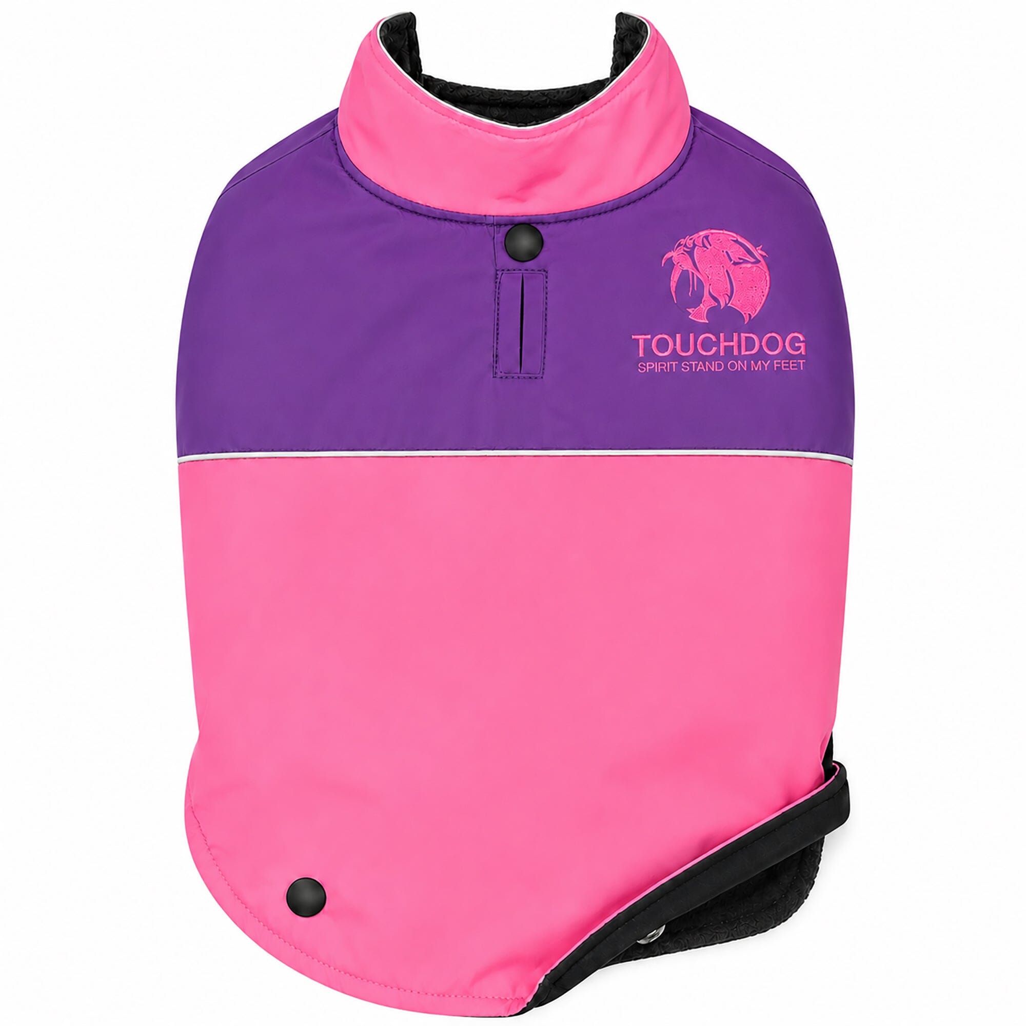 Touchdog ® Lightening-Shield 2-in-1 Dual-Removable-Layered Waterproof Dog Jacket