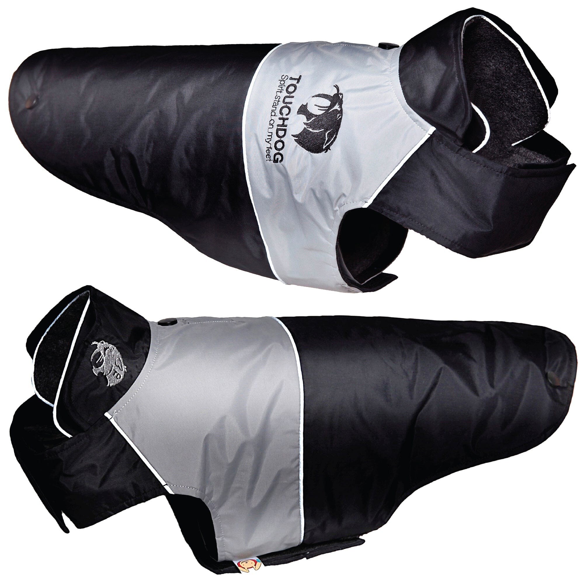 Touchdog ® Lightening-Shield 2-in-1 Dual-Removable-Layered Waterproof Dog Jacket