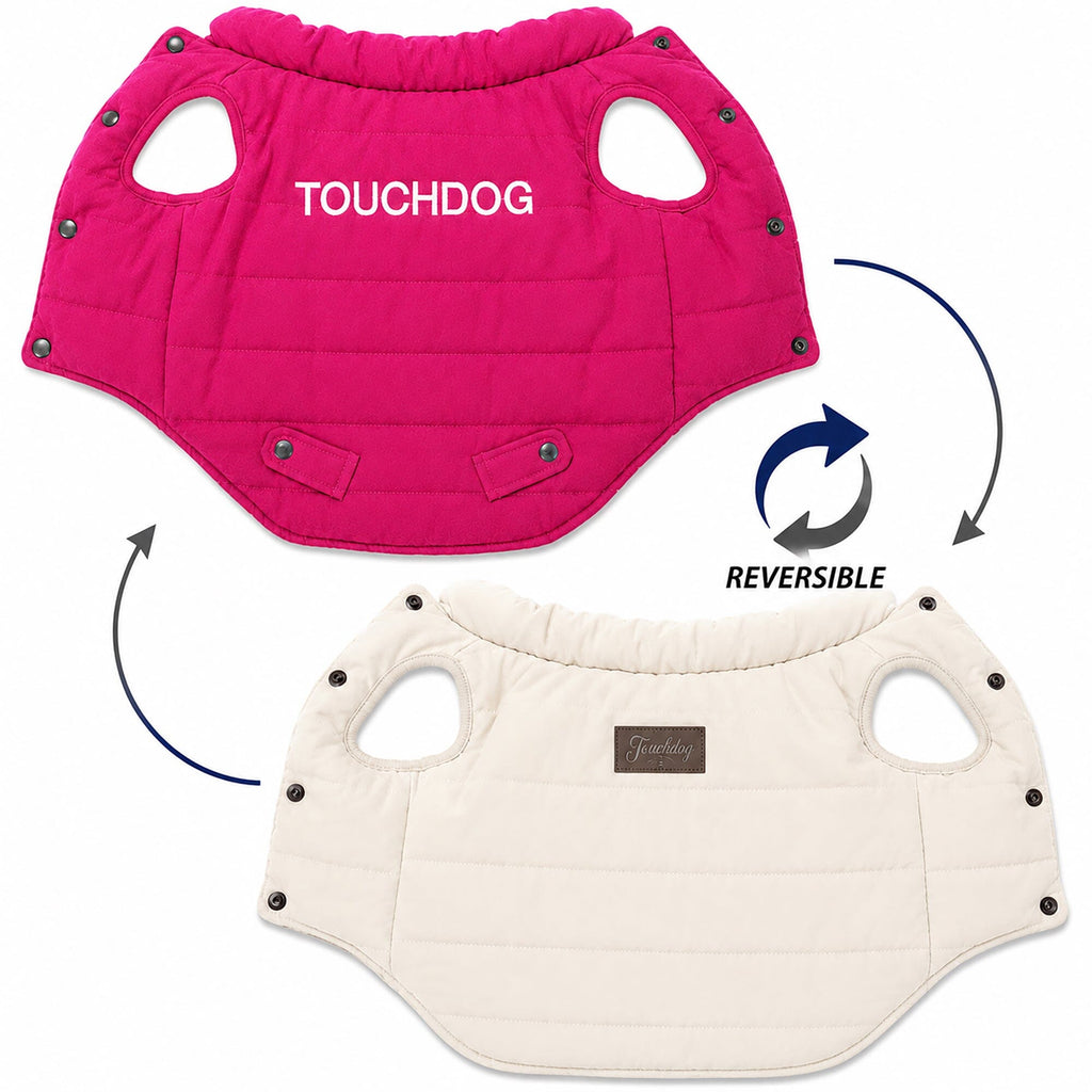 Touchdog ® Waggin Swag Ultra-Plush Insulated and Reversible Dog Coat