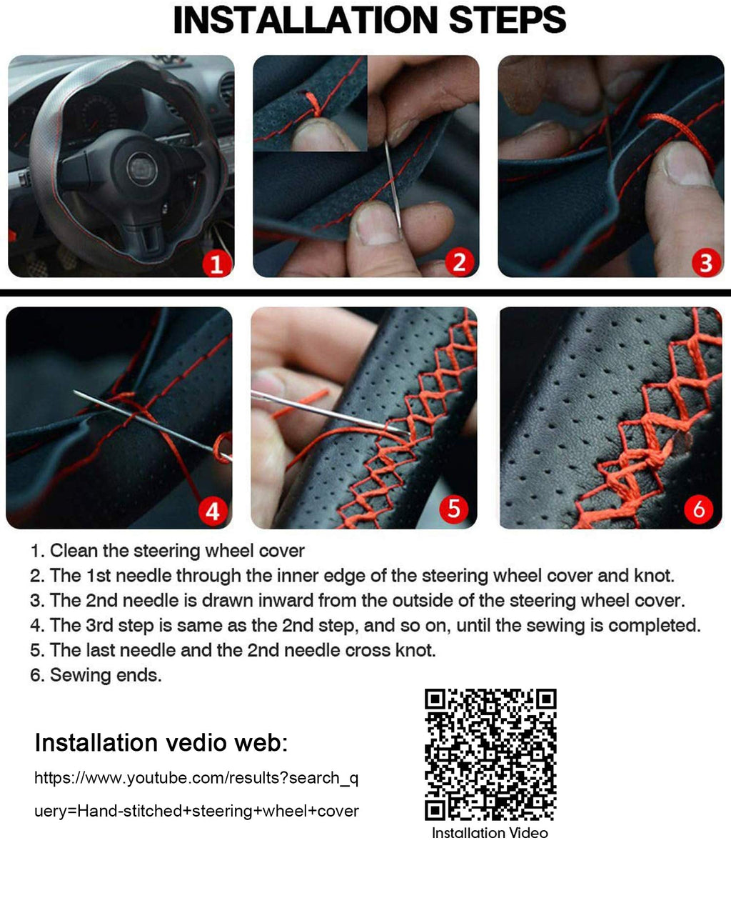 TESERY Alcantara Steering Wheel Cover for Model Y Juniper / Model 3 Highland / Model YL