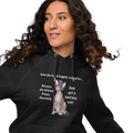 "DITCHED PRINCE CHARMING & GOT A SPHYNX CAT" HOODIE