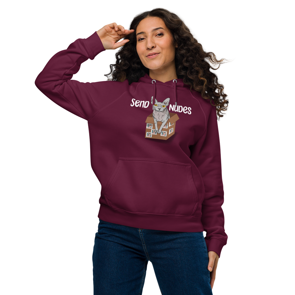 "SEND NUDES" WOMEN'S ECO HOODIE