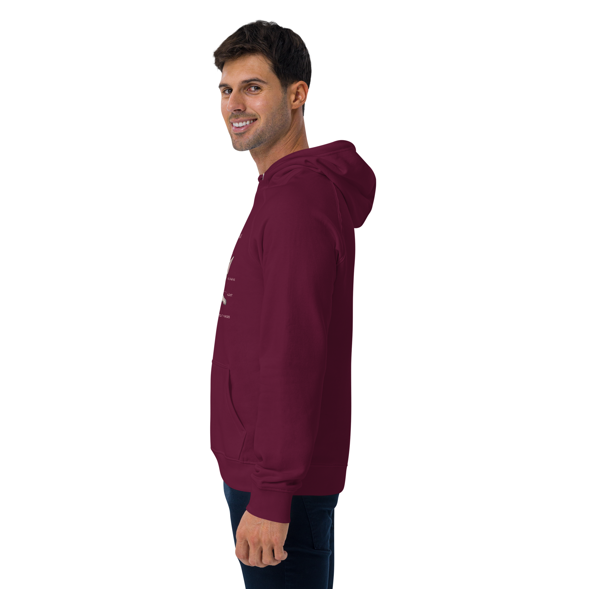 "ANATOMY OF A SPHYNX" UNISEX ECO HOODIE