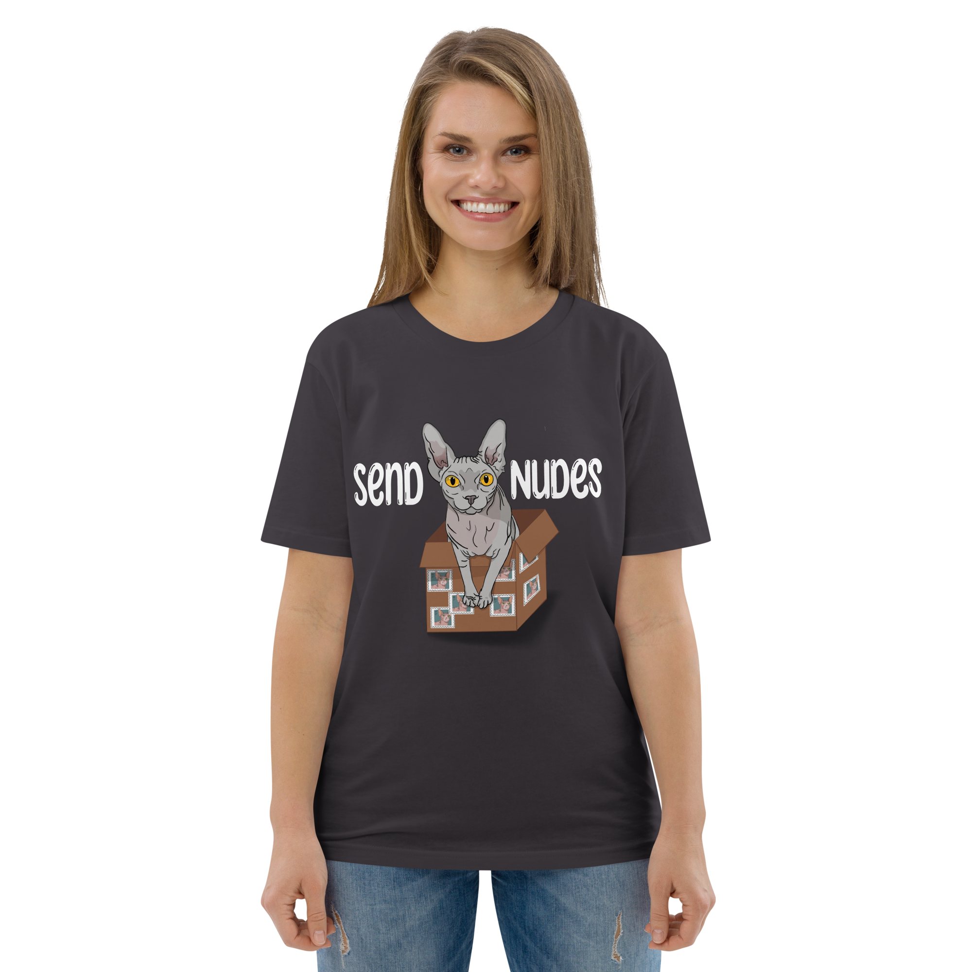 "SEND NUDES" UNISEX ECO TEE