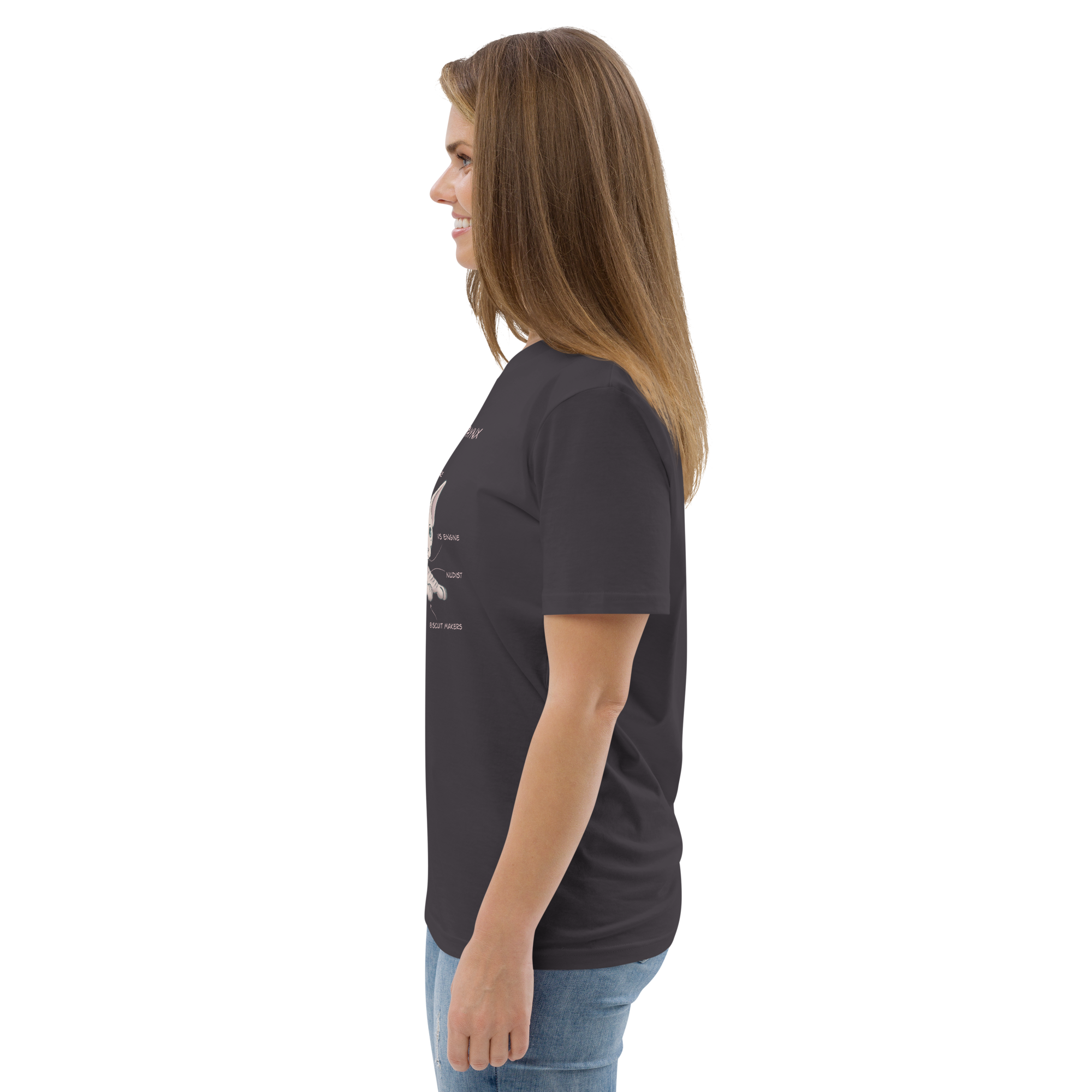 "ANATOMY OF A SPHYNX" UNISEX ORGANIC TEE
