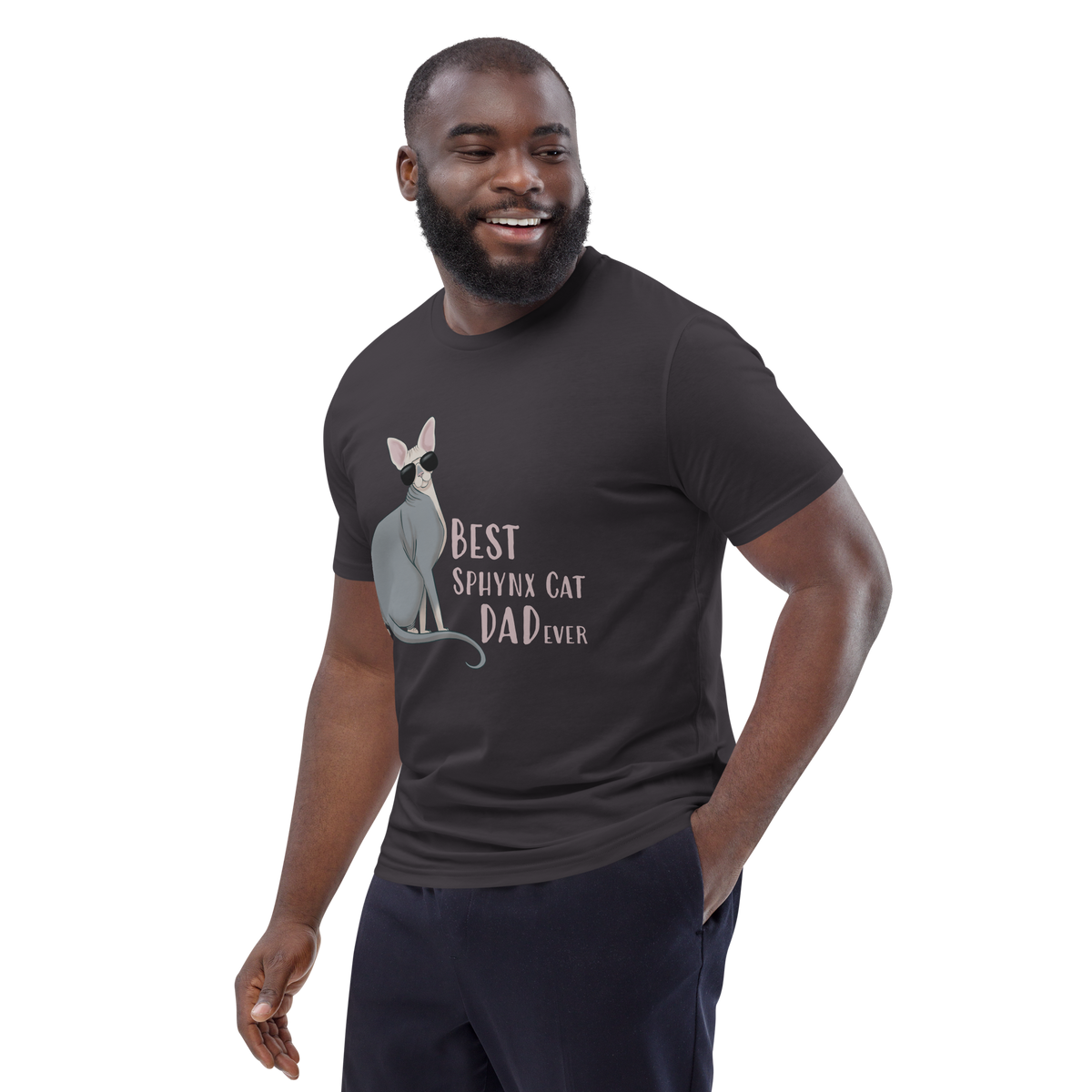 "BEST SPHYNX CAT DAD" UNISEX ECO TEE