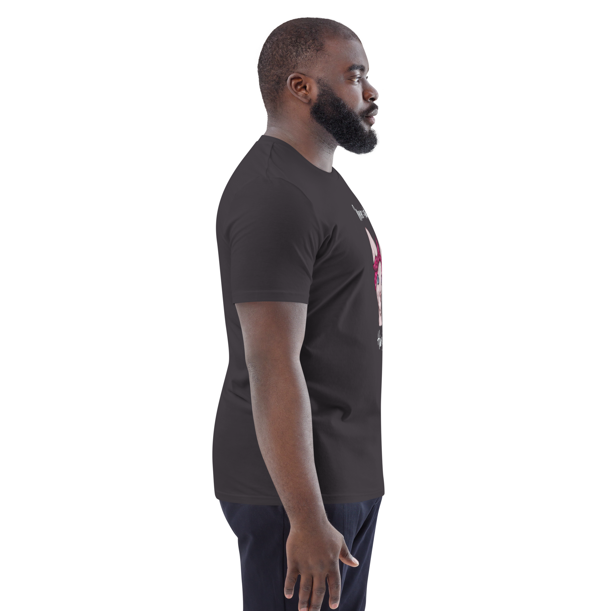 "NEVER A BAD HAIR DAY" UNISEX ECO TEE